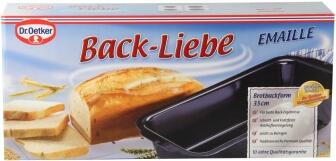 Dr. Oetker Brotbackform Emaille Back-Liebe