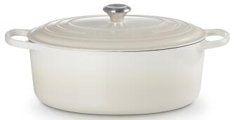 Le Creuset Bräter Signature oval in meringue