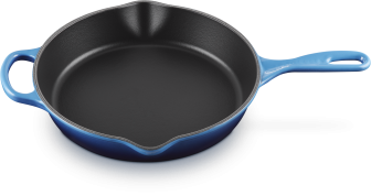 Le Creuset Brat- und Servierpfanne Signature hoch in azure