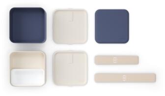 Monbento MB Square Bento-Box in blue natural