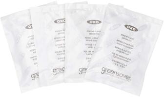 OXO Good Grips Nachfüllpackung Aktivkohlefilter Green Saver, 4er Pack