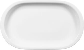 Seltmann Weiden Compact Servierplatte oval 33x20 cm, weiß
