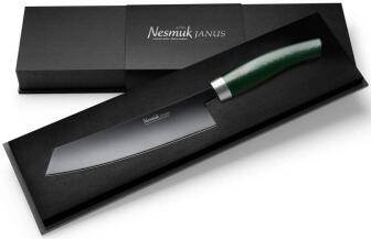 Nesmuk Kochmesser Janus in Micarta Green