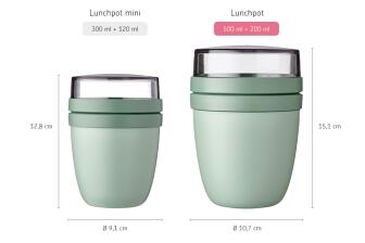 Mepal Lunchpot ellipse - nordic red