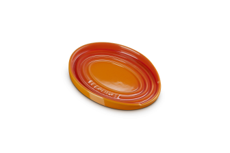 Le Creuset Löffelablage oval, 16 cm in ofenrot