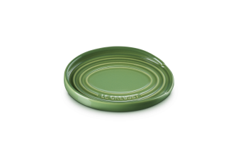 Le Creuset Löffelablage oval, 16 cm in Bamboo Green