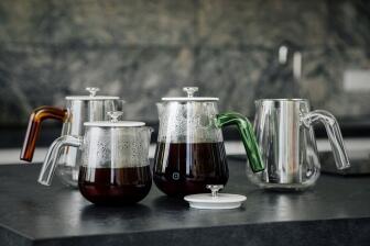 Carl Henkel Kaffeekanne X-TRACT-BREW ARCA, clear handle