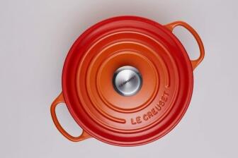 Le Creuset Bräter Signature rund in ofenrot