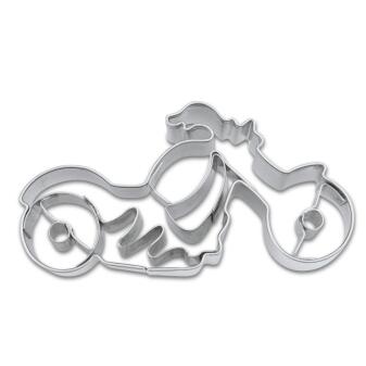 Städter Ausstechform Motorrad 7 cm aus Edelstahl