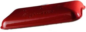 Emile Henry Ersatzdeckel Baguette-Backform granatapfel rot Keramikdeckel