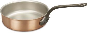 Falk Culinair Fusion Sautoir mit Gusseisengriff Kupferpfanne mit Stiel