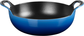 Le Creuset Balti Dish azure gusseiserne Schale mit Griffen