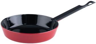 Riess Mini-Pfanne aus Emaille in rot
