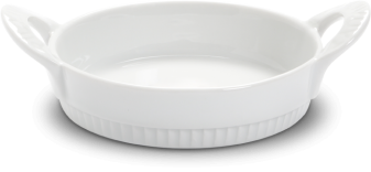 Pillivuyt Crème Brûlée Schälchen Toulouse weiß mit Griffen