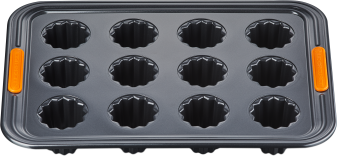 Le Creuset Canneléform 12er Backform mit 12 Mulden