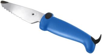 Kuhn Rikon Kinderkitchen® Messer Hund mit Zähnen blau