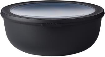 Mepal Cirqula Multischüssel 2250 ml rund nordic black mit Deckel