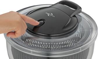 Küchenprofi Ersatz-Deckel Salatschleuder Turbo mit Stoppknopf schwarz
