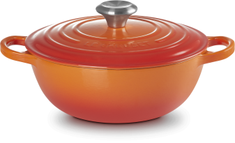 Le Creuset Familientopf La Marmite aus Gusseisen in ofenrot