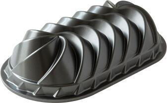 Nordic Ware Heritage Kastenform Backform mit Spiralrelief für Kuchen