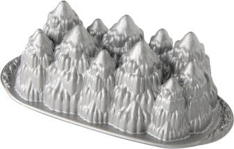 Nordic Ware Alpine Forest Kastenform Backform Bergmotiv Aluminiumguss