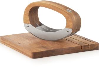 AdHoc Wiegemesser mit Schneidebrett Roccaverde