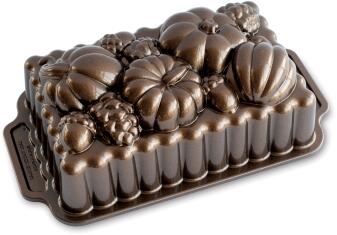 Nordic Ware Harvest Bounty Kastenform Backform mit Kürbisrelief