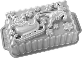 Nordic Ware Santa’s Sleigh Kastenform Backform Schlittenmotiv