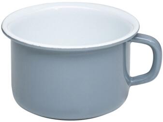 Riess Kaffeeschale aus Emaille in pure grey
