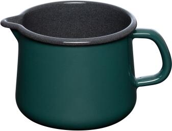 Riess Emaille Schnabeltopf teal Emaille-Kanne mit Ausguss und Griff