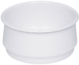 Riess Schale für Essensträger aus Emaille in weiß