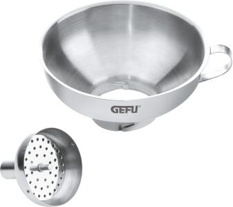 GEFU Einmachtrichter VERSARE 14 cm Edelstahl mit Siebeinsatz