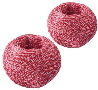 Westmark Wurst- und Bratenschnur Doppelpack 2x60 m rot-weiß