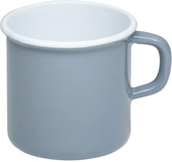 Riess Becher aus Emaille in pure grey