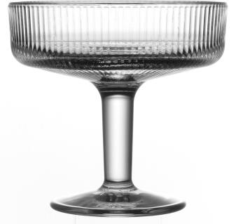 La Rochère Alice Eisschälchen 6er Set Glas Dessertschale geriffelt