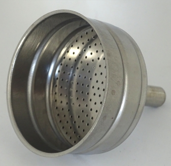Bialetti Ersatztrichter Edelstahl Espressokocher mit Siebfilter aus Metall