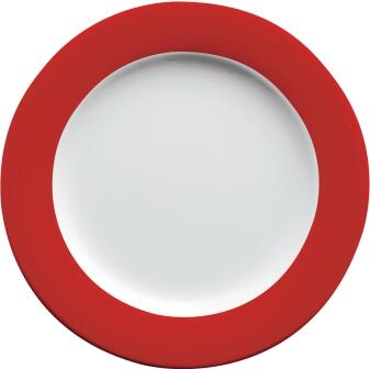 Kahla Pronto Brunch-Teller flach 23 cm in cherry red