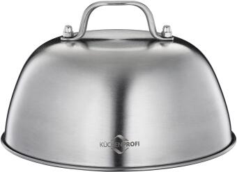 Küchenprofi BBQ Grillglocke Edelstahl mit Griff für Grill und Plancha