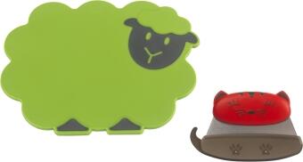 Kuhn Rikon kinderkitchen Schneide Set 2-teilig Schaf Katze