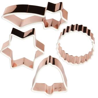 Lurch Ausstechformen Sky MAXI 4er Set Stern Glocke Kreis Wolke