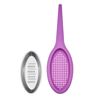Lurch Tee-Ei Silikon 2in1 grape mit EDS-Reibe