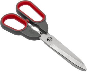 Kuhn Rikon Universal-Küchenschere rot-schwarz Edelstahlklingen