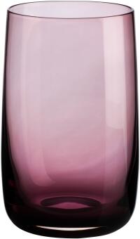 ASA Longdrinkglas Sarabi beere transparentes Trinkglas rundes Design