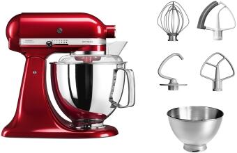 KitchenAid ARTISAN 175PS Küchenmaschine liebesapfelrot 4,8 L Zubehör