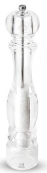Peugeot Salzmühle Nancy Acryl transparent mit Salzfüllung