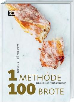 DK Verlag Martin Johansson 1 Methode 100 Brote Buchcover mit Brotlaiben