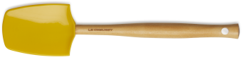 Le Creuset großer Kochlöffel Craft nectar Silikonspatel gelb Holzgriff
