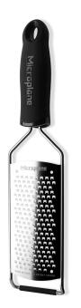 Microplane Grobreibe Gourmet Edelstahlreibe mit schwarzem Griff