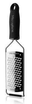 Microplane Sternenreibe Gourmet Edelstahlreibe mit schwarzem Griff