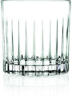 RCR Timeless Cocktailglas 6er-Set Kristallglas Tumbler mit Schliffdesign